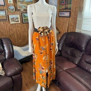 Patrons of Peace Floral Boho Skirt